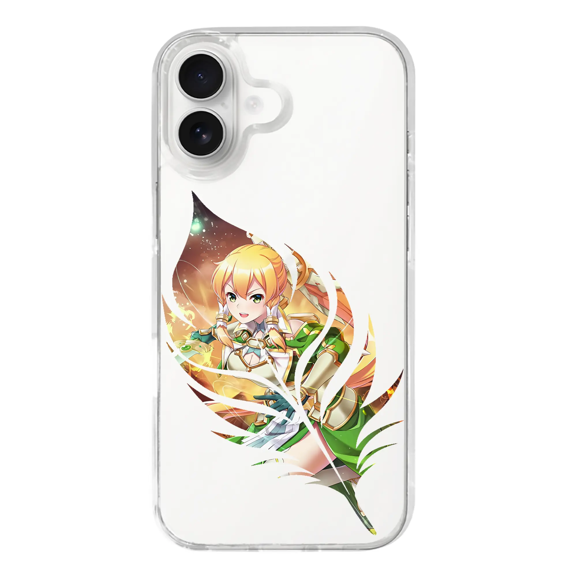 ソードアートオンライン グッズ リーファ - iPhone 17シリーズ 透明スマホケース – 薄型・耐衝撃・精密フィット保護カバー